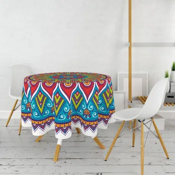 Fata de masa, Pearl Home - Kitchen, 994PRL1109, 100% POLIESTER / , Printare 3d, Multicolor imagine