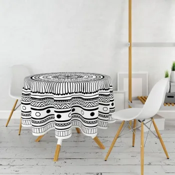 Fata de masa, Pearl Home - Kitchen, 994PRL1111, 100% POLIESTER / , Printare 3d, Multicolor imagine