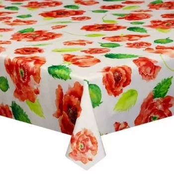 Fata de masa, Tognana, Papavero, 140 x 180 cm, 100% poliester, multicolor imagine