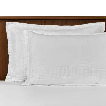 Fata de perna, Gauze (65 x 65) - White, L'appartement , Bumbac imagine