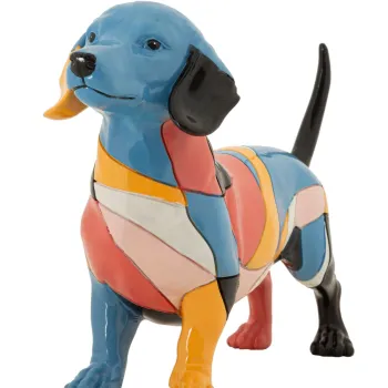 Figurina decorativa Dog Rubic, Mauro Ferretti, 28x8x25 cm, polirasina, multicolor imagine