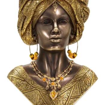 Figurina /sculptura decorativa  Nairobi, Mauro Ferretti, 21x16x38 cm, polirasina, multicolor imagine