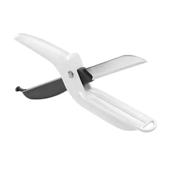 Foarfeca bucatarie Universal, Metaltex, inox/plastic, alb imagine