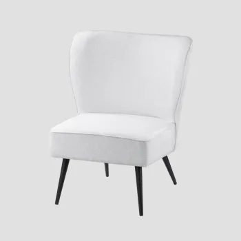 Fotoliu Abrazo, Homla, 75.5x71x86 cm, metal/poliester, gri deschis imagine