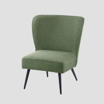 Fotoliu Abrazo, Homla, 75.5x71x86 cm, metal/poliester, verde imagine