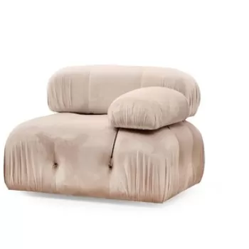 Fotoliu, Artie, 560ARE1408, Lemn de fag / PAL, Crem imagine