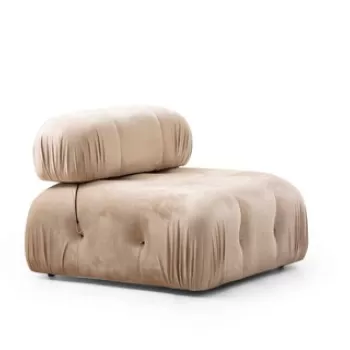 Fotoliu, Artie, 560ARE1409, Lemn de fag / PAL, Crem imagine