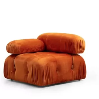 Fotoliu, Artie, 560ARE1426, Lemn de fag / PAL, Portocaliu imagine