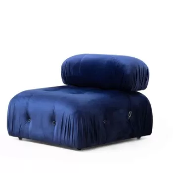 Fotoliu, Artie, 560ARE1433, Lemn de fag / PAL, Albastru imagine