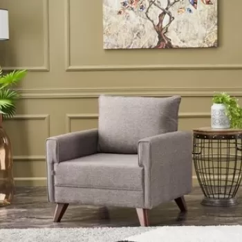 Fotoliu Bella Armchair, Balcab Home, 82x81x85 cm, lemn, maro imagine