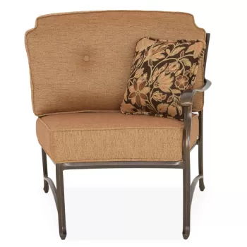 Fotoliu brat stanga Heritage, 98.2x91.5x90.8 cm, aluminiu, maro/caramiziu imagine