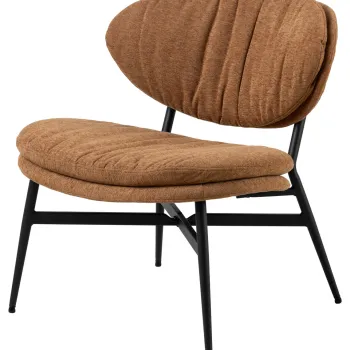 Fotoliu Burma, Actona, 70x73x76 cm, poliester/otel, teracota imagine