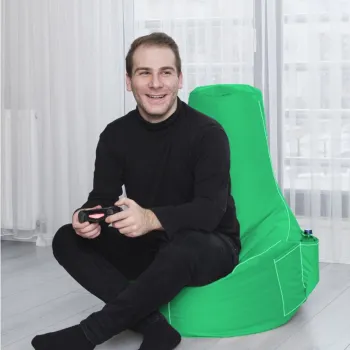 Fotoliu de gradina Bean Bag, Atelier del Sofa, 248FRN1602, Verde Fistic imagine