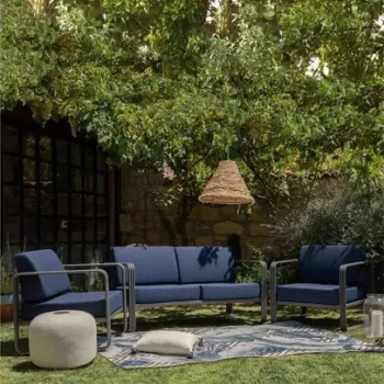 Fotoliu de gradina, Elliott, 700301, Albastru inchis imagine