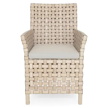 Fotoliu dining Cielo, 69x64x90 cm, aluminiu, gri imagine