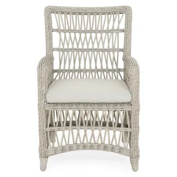 Fotoliu dining Mackinac, 62x65x92 cm, aluminiu, gri imagine