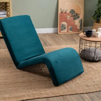 Fotoliu extensibil, Atelier del Sofa, 859FTN2359, Metal, Verde petrol imagine