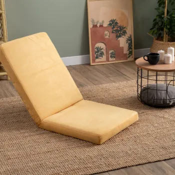 Fotoliu extensibil, Atelier del Sofa, 859FTN2368, Metal, Galben mustar imagine