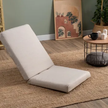Fotoliu extensibil, Atelier del Sofa, 859FTN2371, Metal, Crem imagine