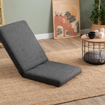 Fotoliu extensibil, Atelier del Sofa, 859FTN2372, Metal, Gri inchis imagine