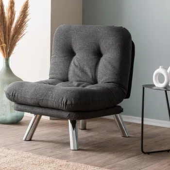 Fotoliu extensibil, Atelier del Sofa, 859FTN2840, Gri inchis imagine