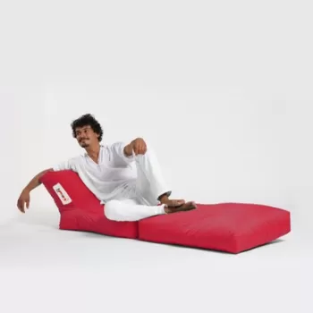 Fotoliu extensibil, Siesta, Ferndale Bean Bag, 55 - 180 cm, poliester impermeabil, rosu imagine