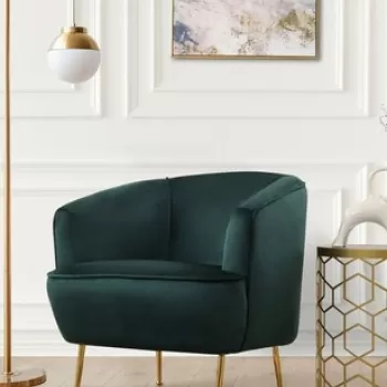 Fotoliu, Hilena, 859FTN1744, Lemn de fag / PAL, Verde imagine