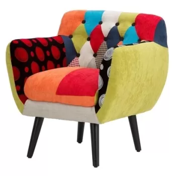 Fotoliu Imperial New, Mauro Ferretti, 71 x 63 x 78 cm, lemn de pin/poliester, multicolor imagine