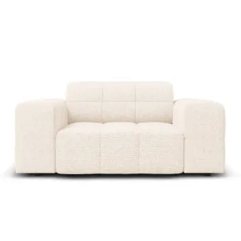 Fotoliu, Jennifer-140, Micadoni Home, 124x102x70 cm, tesatura chenille din poliester, bej deschis imagine