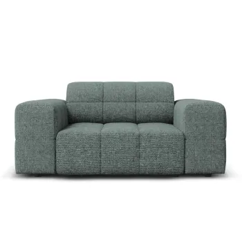 Fotoliu, Jennifer-140, Micadoni Home, 124x102x70 cm, tesatura chenille din poliester, petrol imagine