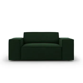 Fotoliu, Jodie, Micadoni Home, BL, 124x102x70 cm, catifea, verde bottle imagine