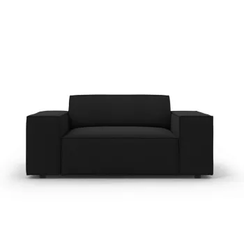 Fotoliu, Jodie, Micadoni Home, BL, 124x102x70 cm, poliester, negru imagine