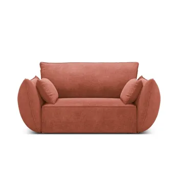 Fotoliu, Kaelle, Micadoni Home, BL, 128x100x85 cm, poliester chenille, caramiziu imagine