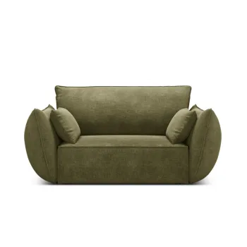 Fotoliu, Kaelle, Micadoni Home, BL, 128x100x85 cm, poliester chenille, verde imagine