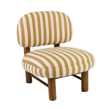 Fotoliu Lumen, Homla, 69.5x64x77 cm, MDF/poliester, bej/alb imagine