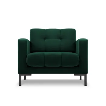 Fotoliu, Mamaia, Micadoni Home, BL, 87x92x75 cm, catifea, verde bottle imagine