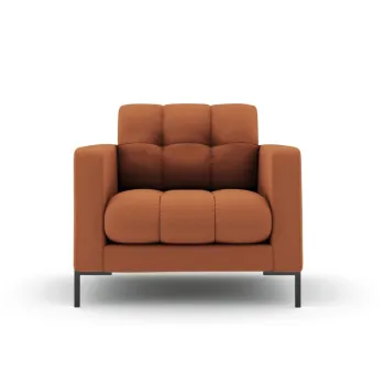 Fotoliu, Mamaia, Micadoni Home, BL, 87x92x75 cm, tesatura tip twill, caramiziu imagine