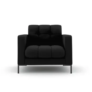 Fotoliu, Mamaia, Micadoni Home, BL, 87x92x75 cm, tesatura tip twill, negru imagine