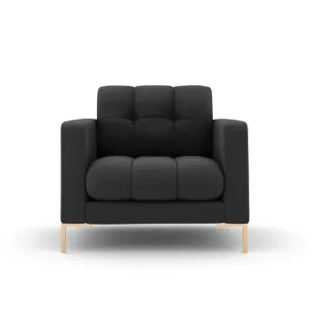 Fotoliu, Mamaia, Micadoni Home, GL, 87x92x75 cm, tesatura tip twill, gri inchis imagine