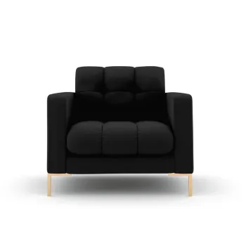 Fotoliu, Mamaia, Micadoni Home, GL, 87x92x75 cm, tesatura tip twill, negru imagine