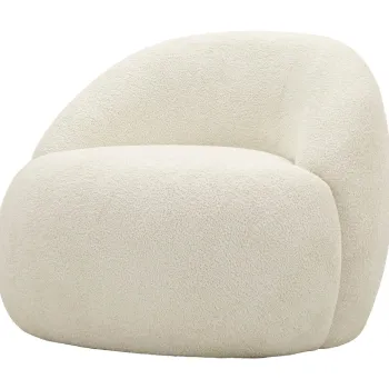 Fotoliu, Mauro Ferretti, Ginevra, 81x78x64 cm, poliester, alb imagine