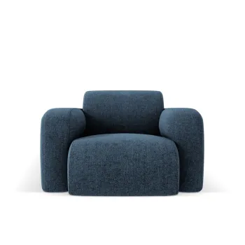 Fotoliu, Molino-140, Micadoni Home, 105x95x72 cm, tesatura chenille din poliester, albastru regal imagine