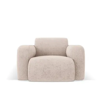 Fotoliu, Molino-140, Micadoni Home, 105x95x72 cm, tesatura chenille din poliester, bej imagine