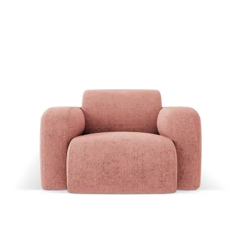 Fotoliu, Molino-140, Micadoni Home, 105x95x72 cm, tesatura chenille din poliester, roz imagine