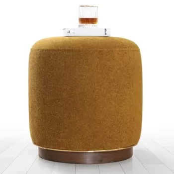 Fotoliu puf, Fluffe, 209FLF1146, Bumbac, Verde masline imagine