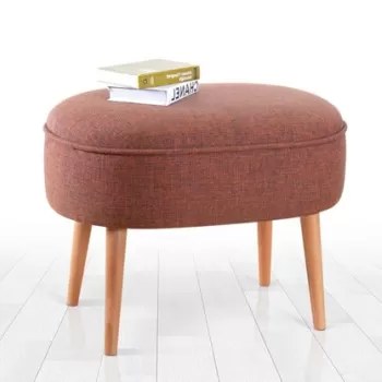 Fotoliu puf, Fluffe, 209FLF1201, In, Caramiziu imagine