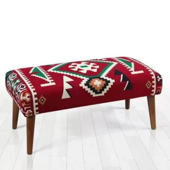 Fotoliu puf, Fluffe, 209FLF1314, 50% bumbac / 50% poliester, Multicolor imagine