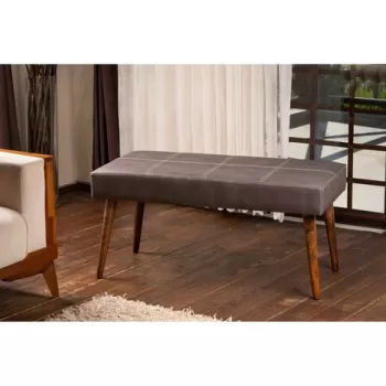 Fotoliu puf, Grace, 591GRC1105, Lemn de fag, Antracit imagine