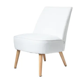 Fotoliu Soal, Homla, 69x57x76 cm, MDF/metal/poliester, ecru imagine