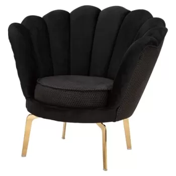 Fotoliu Vienna Plus, Mauro Ferretti, 83x76x87 cm, lemn de carpen/fier, negru imagine